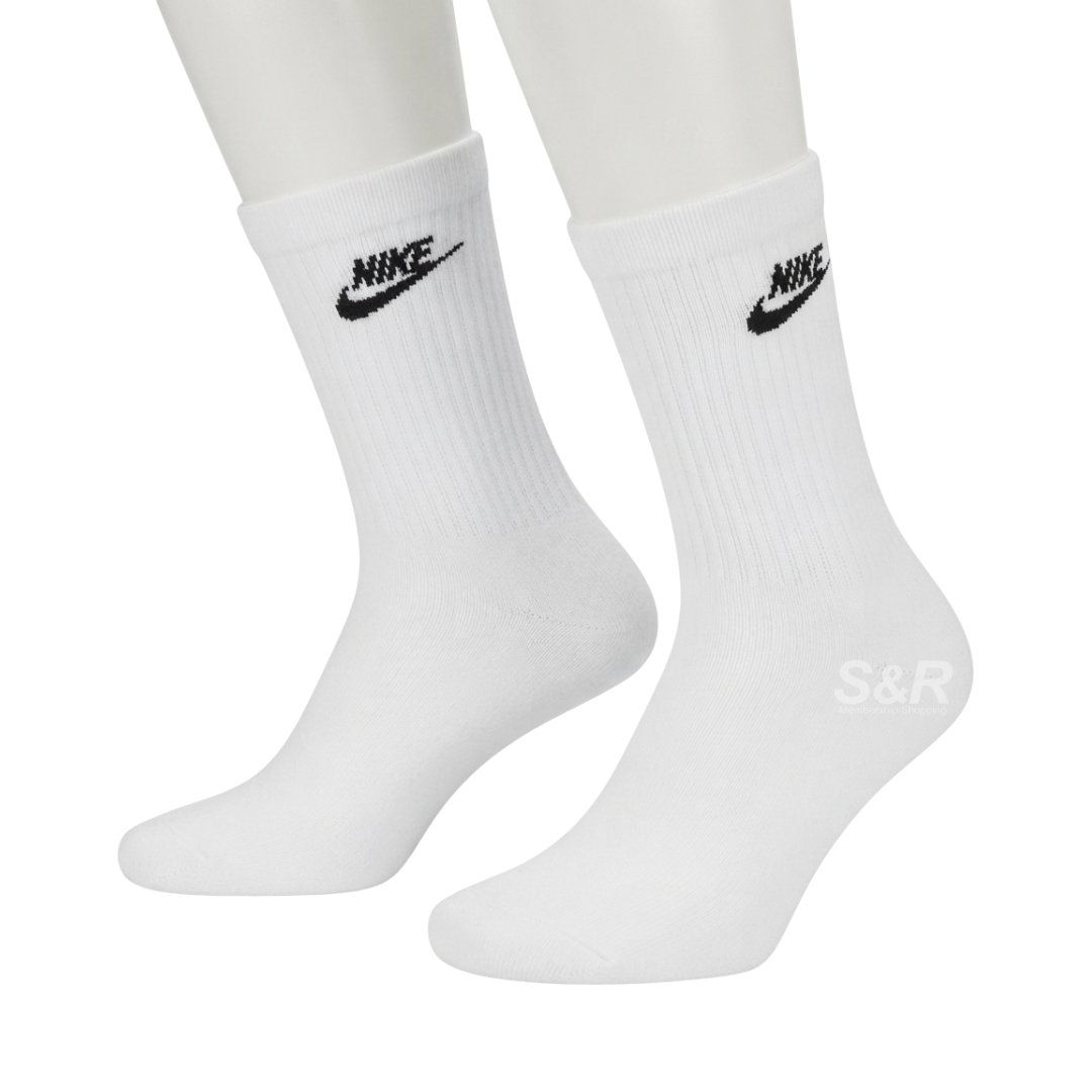 Nike Everyday Essential Dri-Fit Crew Socks Size 21-24 3 Pairs